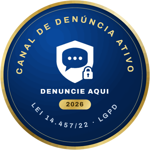 Selo Denuncie Aqui, Canal de Denúncia Ativo, Lei 14.457/22 e LGPD